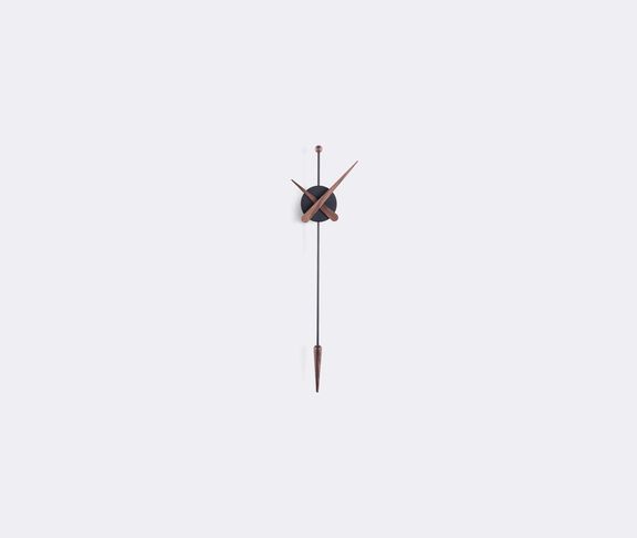 Nomon 'Punta' wall clock WALNUT NOMO21PUN064BLK