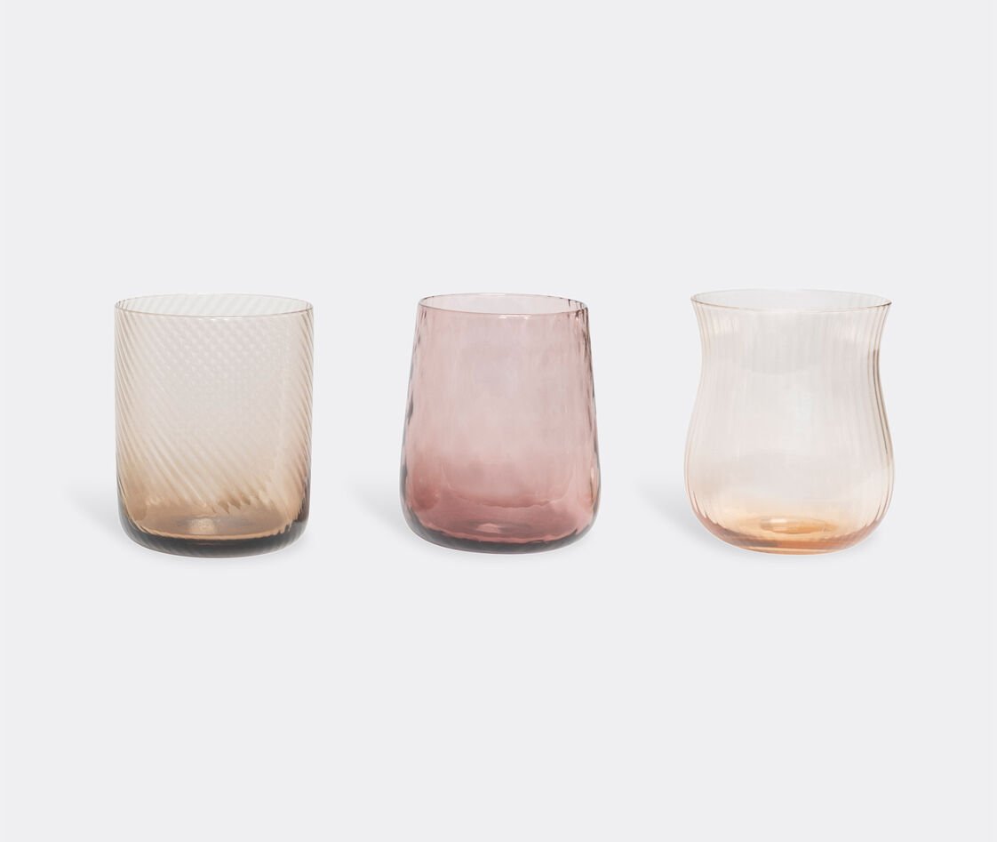 Shop Bitossi Home Glassware Amber And Pink Uni