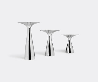 Georg Jensen 'Alfredo' candleholder, set of three SILVER GEJE18ALF706SIL