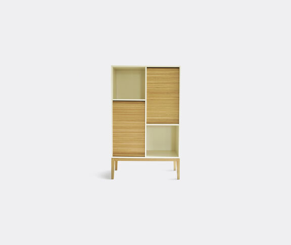 Colé Tapparelle L Cabinet - Lacquered In Sand White white, natural oak ${masterID} 2