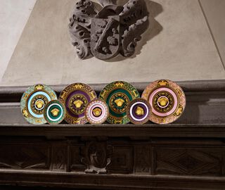 Rosenthal 'Versace Medusa' service plate, marine MULTICOLOUR ROSE20VER630PUR