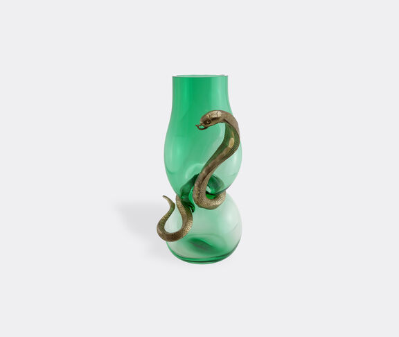 Vanessa Mitrani 'Cobra' vase, green and bronze undefined ${masterID}
