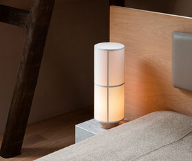 Audo Copenhagen 'Hashira' portable table lamp, white, USB plug WHITE MENU22HAS166WHI