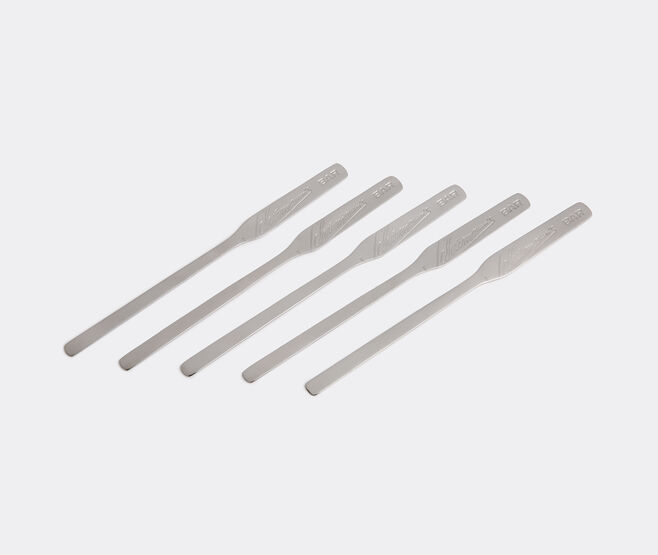 Dante - Goods And Bads 'Established' cocktail stirrer, set of five SILVER DANT16EST664SIL