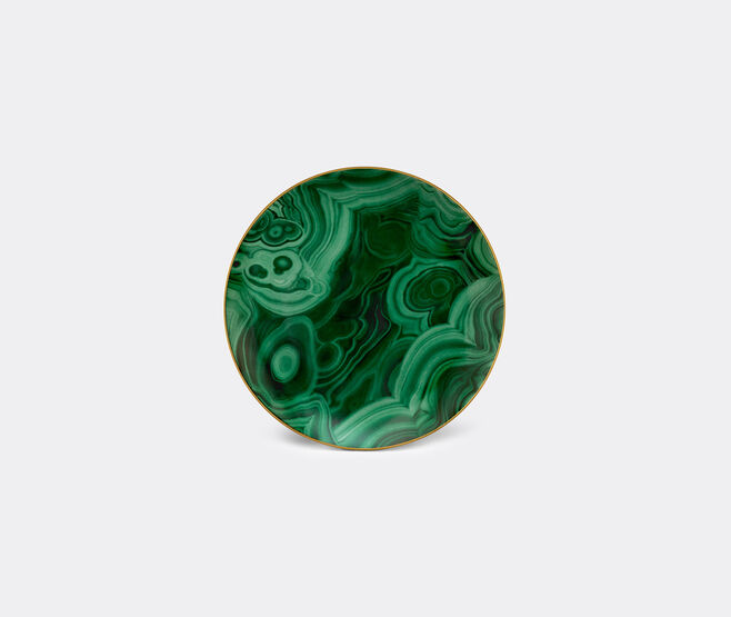 L'Objet 'Malachite' charger plate MULTICOLOUR LOBJ20MAL819GRN