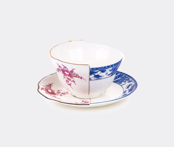 Seletti Hybrid-Zenobia Teacup With Saucer In Porcelain undefined ${masterID} 2