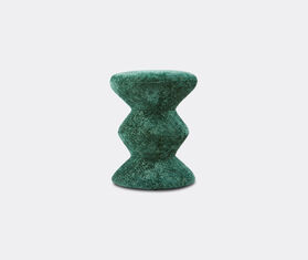 POLSPOTTEN 'Zig Zag' stool, soft dark green GREEN POLS25ZIG055GRN