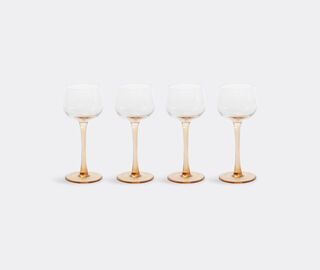 Bitossi Home 'Diseguale' pink goblets, set of four PINK BIHO22SET273PIN