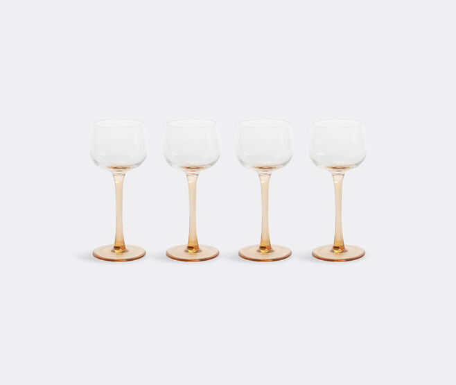 Bitossi Home 'Diseguale' pink goblets, set of four PINK BIHO22SET273PIN