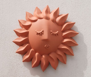 Seletti 'Magna Graecia, Sole' wall decoration, terracotta TERRACOTTA SELE25TER662TER