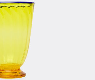 La DoubleJ 'Rainbow' glasses, set of two, yellow YELLOW LADJ22RAI017MUL