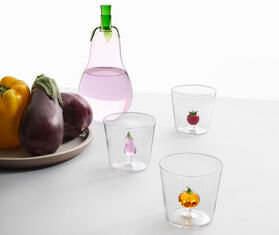 Ichendorf Milano &#39;Vegetables&#39; bottle, eggplant MULTICOLOUR ICMI23VEG059MUL