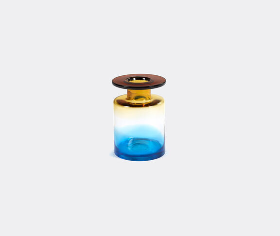 Serax Vase Wind & Fire L18,5 X L18,5 X H27 Cm Bleu / Ambre amber, blue ${masterID} 2