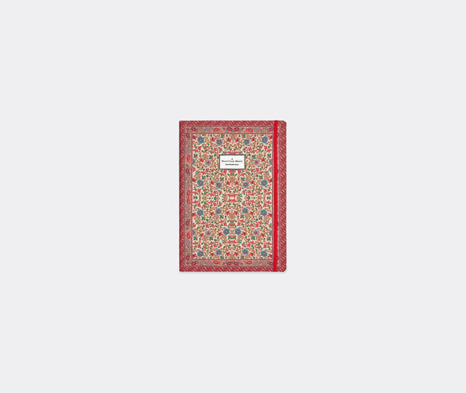 Pierre-Louis Mascia 'Writpad' journal, large, chevron red RED PLMA26WRI318RED