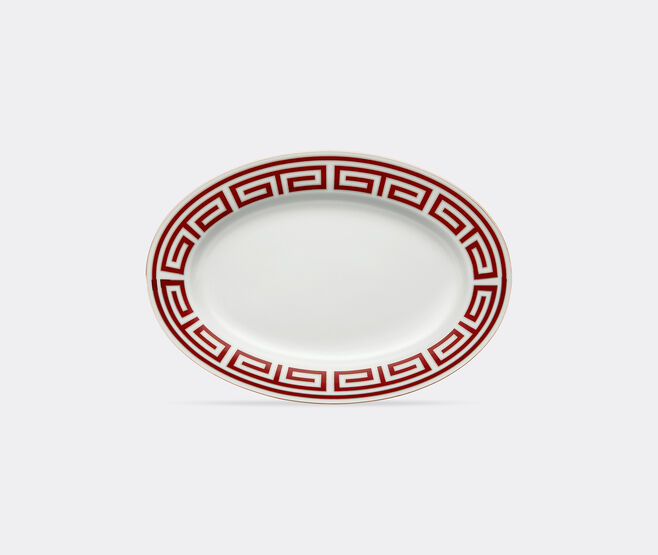 Ginori 1735 'Labirinto' oval platter, red RED RIGI20LAB270RED