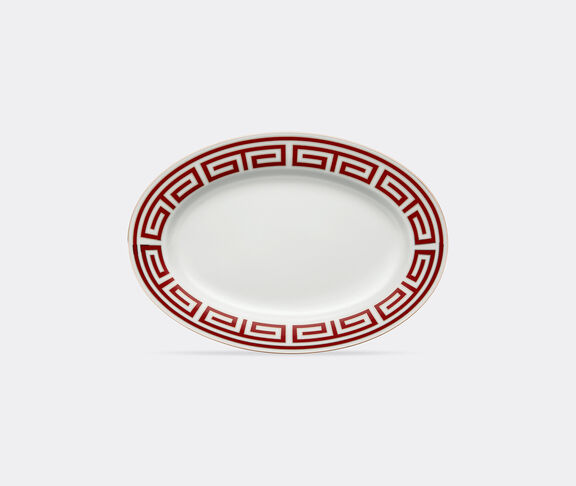 Ginori 1735 'Labirinto' oval platter, red Red ${masterID}