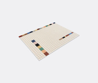 Cc-tapis 'Raag Rectangular Grid 2' rug, multicolor BROWN CCTA25RAA785MUL