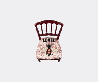 Gucci 'Francesina' chair, bordeaux BURGUNDY GUCC19WOO362BUR