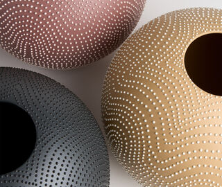 Nuove Forme 'Arcadia' vase, sand BEIGE NUFO23ARC208BEI