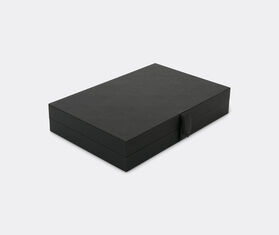 Smythson &#39;Panama&#39; backgammon case, black BLACK SMYT23PAN217BLK