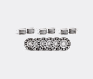 Fornasetti 'Architettura' teacup and saucer, set of six MULTICOLOUR FORN23SET181MUL