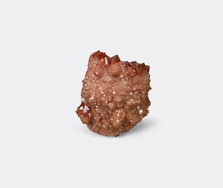 Mineral Series 'Crystal' vase, large, earthy BROWN MISE26LAR573BRW
