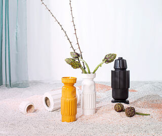 Pulpo 'Vase Fg1', black BLACK PULP22VAS430BLK