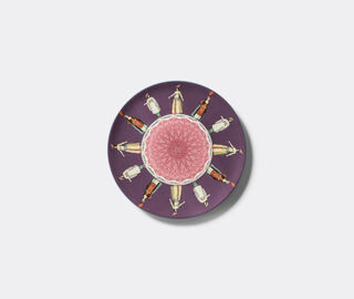 Les-Ottomans Plate 'Odalische' MULTICOLOUR OTTO17PLA178MUL