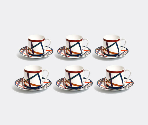 Missoni 'Nastri' coffee cup and saucer, set of six undefined ${masterID}