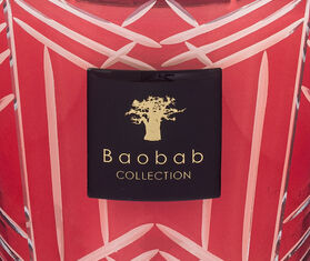Baobab Collection 'Heritage Cernay'  candle, medium, red RED BAOB25SCE913RED