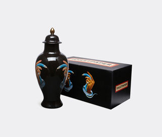Seletti 'Hand with Snakes' vase BLUE SELE22TOI947MUL