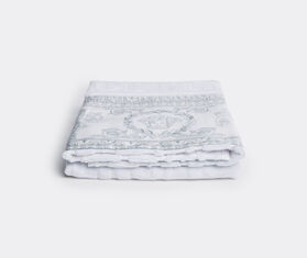 Versace 'I Love Baroque' face towel, white WHITE VERS22FAC274WHI