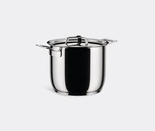 Alessi 'Pots &amp; Pans' cookware set, seven pieces SILVER ALES22POT984SIL