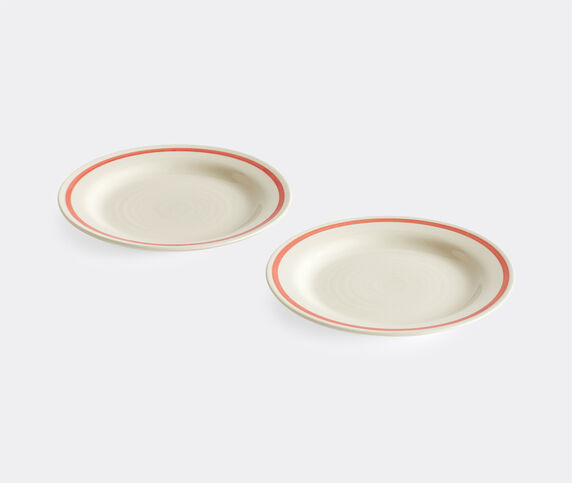 Hay 'Sobremesa' plate, small, set of two, red Red HAY122SOB322RED