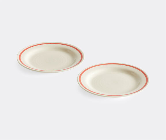 Hay 'Sobremesa' plate, small, set of two, red Red ${masterID}