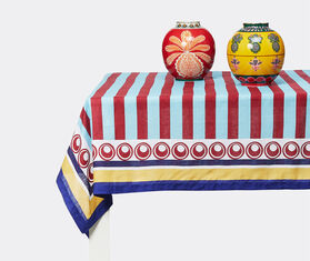 La DoubleJ 'Riga Bordeaux' medium tablecloth Light Blue LADJ20LAR363MUL