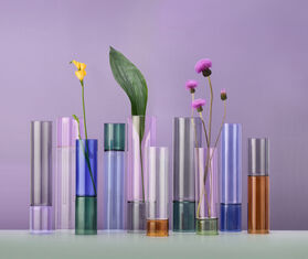 Ichendorf Milano &#39;Bamboo Grooved&#39; vase, medium MULTICOLOUR ICMI20BAM077MUL