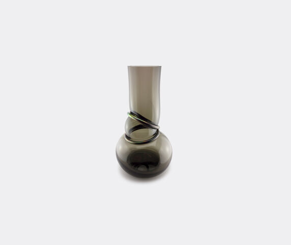 Vanessa Mitrani 'Double Ring' vase, smoke