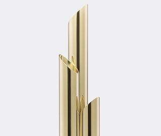Skultuna 'Tatlin' vase BRASS SKUL22TAT148BRA
