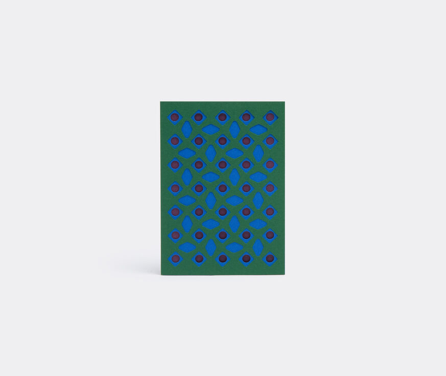 Dotsy Pattern card, blue, purple and green  DTSY18PAT873BLU