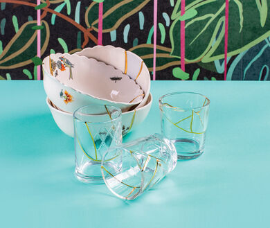 Seletti Kintsugi Glass', no 3 by Seletti, Glassware