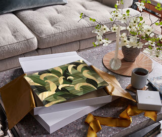 HestiaLiving 'Tropique' serving tray, green GREEN HELI25TRO384GRN