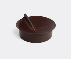 Uniqka &#39;Rotonda&#39; box, large, dark brown BROWN UNIQ24ROT464BRW