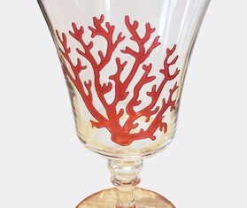 Les-Ottomans 'Coral' glass, set of four MULTICOLOUR OTTO24SET891MUL