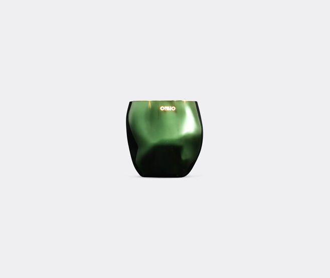 ONNO Collection 'Cape' candle Ginger fig scent, small, green GREEN ONNO26CAP215GRN