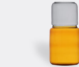 Ichendorf Milano &#39;Revolve&#39; vase, small, amber and grey MULTICOLOUR ICMI22REV326MUL