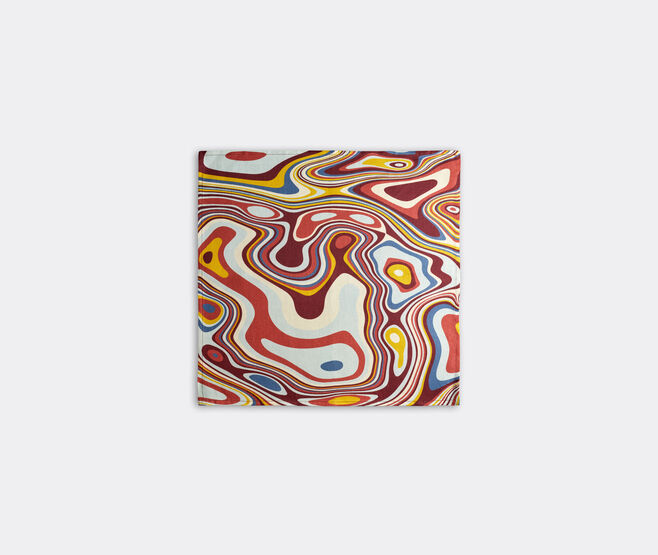 L'Objet 'Linen Sateen Waves' napkins, set of four, red RED LOBJ23LIN306RED
