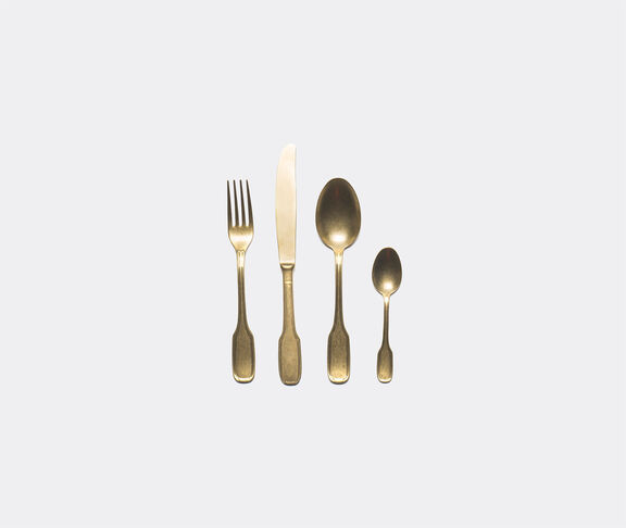Bitossi Home Cutlery set 24 pieces, gold
