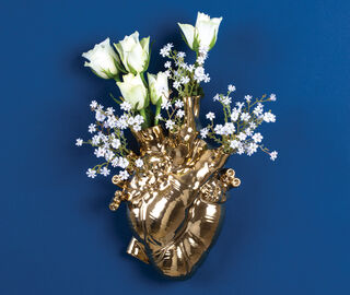 Seletti 'Love in Bloom' vase, gold GOLD SELE21LOV217GOL