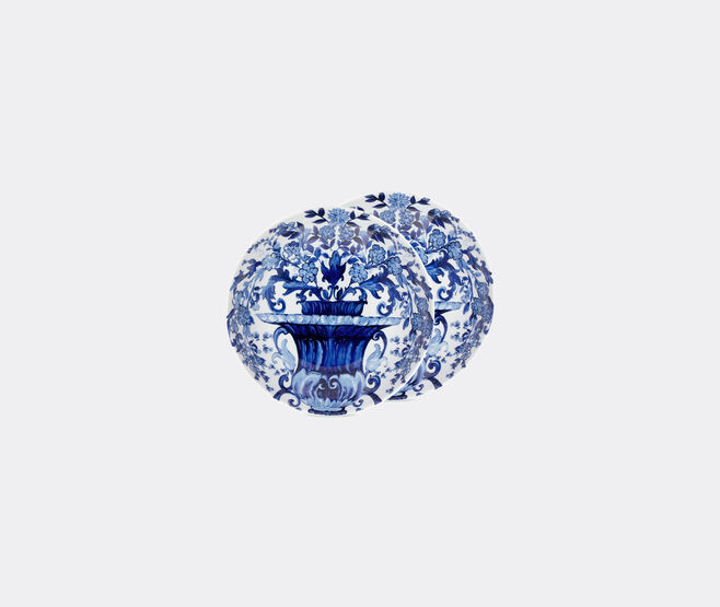Dolce&Gabbana Casa 'Blu Mediterraneo' soup plate, set of two MULTICOLOUR DGCA22SET951MUL